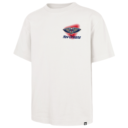 47 Brand Mens New Orleans Pelicans Pelicans All Fire Foundation T-Shirt - - Sandstone Size XXL