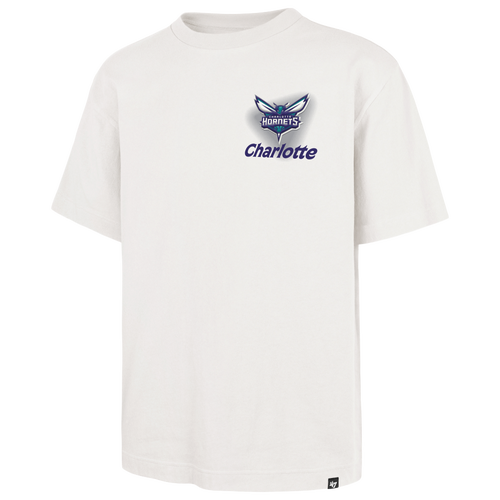 47 Brand Mens Charlotte Hornets Hornets All Fire Foundation T-Shirt - - Sandstone