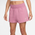 Nike Fleece HR Shorts  - Women's Pink/White