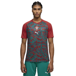 Men's - PUMA FPF Warm Up Jersey - Club Red/Green Lagoon