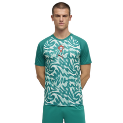 Men's - PUMA FPF Warm Up Jersey - Green Lagoon/Ruby Shimmer