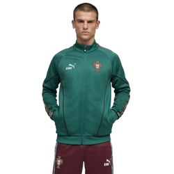 Men's - PUMA FPF King Anthem Jacket - Green Lagoon/Ruby Shimmer