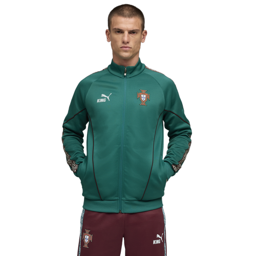  - PUMA FPF King Anthem Jacket - Green Lagoon/Ruby Shimmer