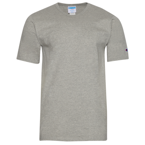 

Champion Mens Champion Blank T-Shirt - Mens Grey/Grey Size L