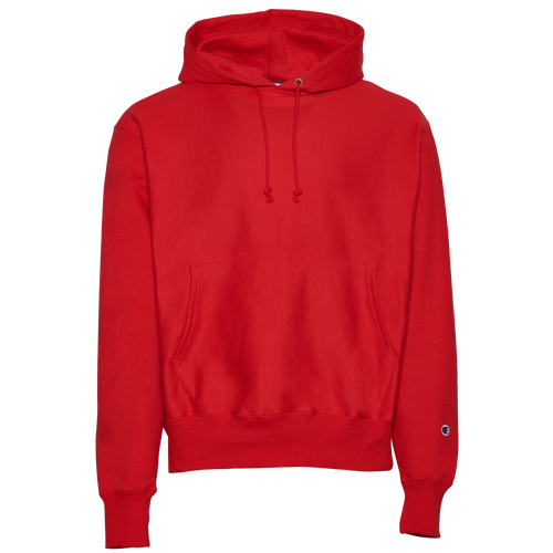 

Champion Mens Champion Logo Hoodie - Mens Red/Red Size S