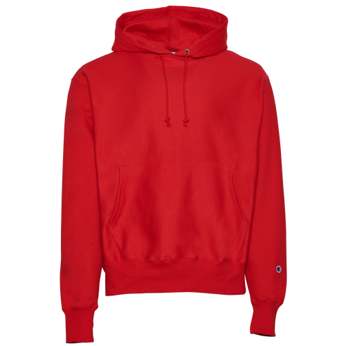 Champion Mens  Logo Hoodie In Red/red