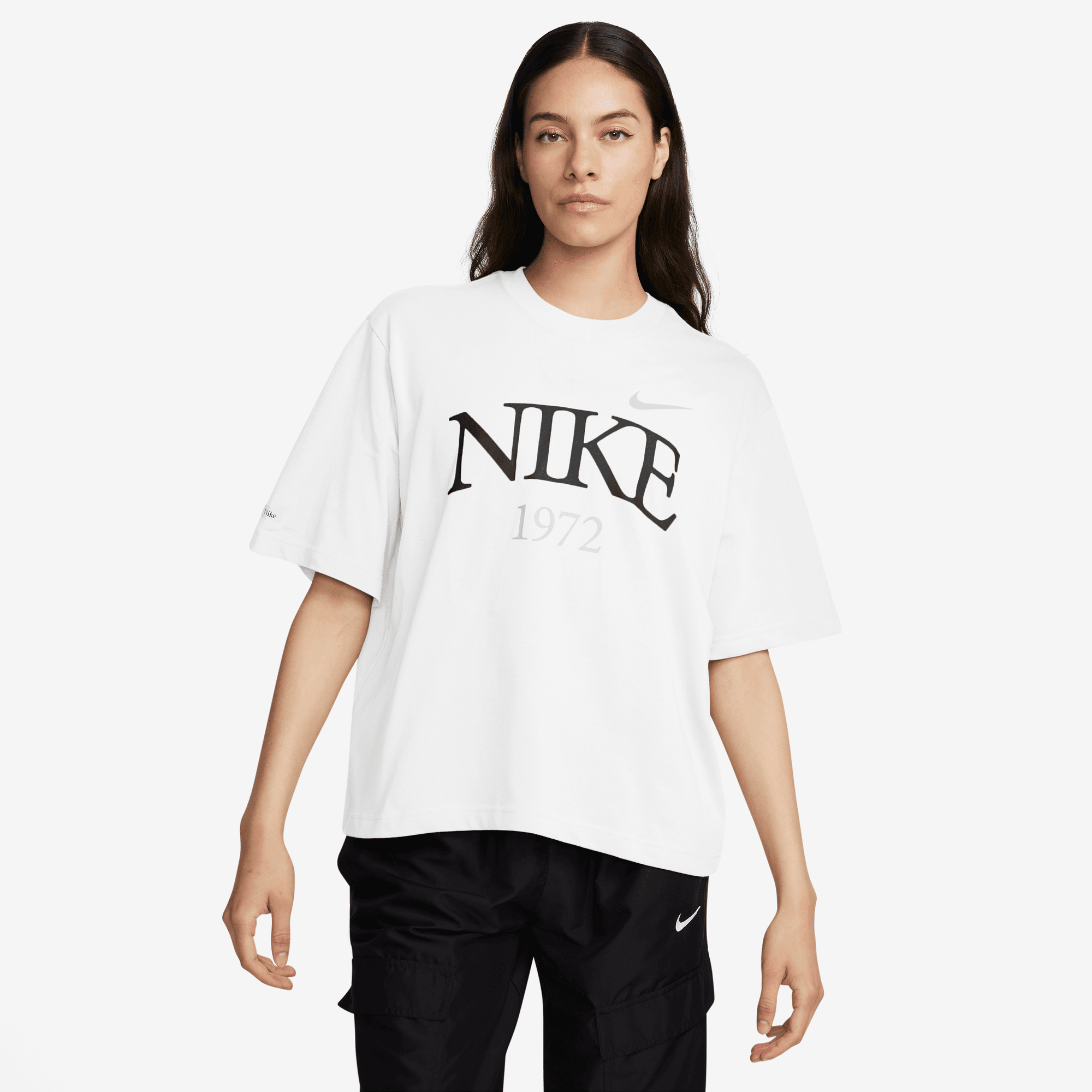 Nike Logo Boxy Classic Plus T-Shirt | Foot Locker Canada