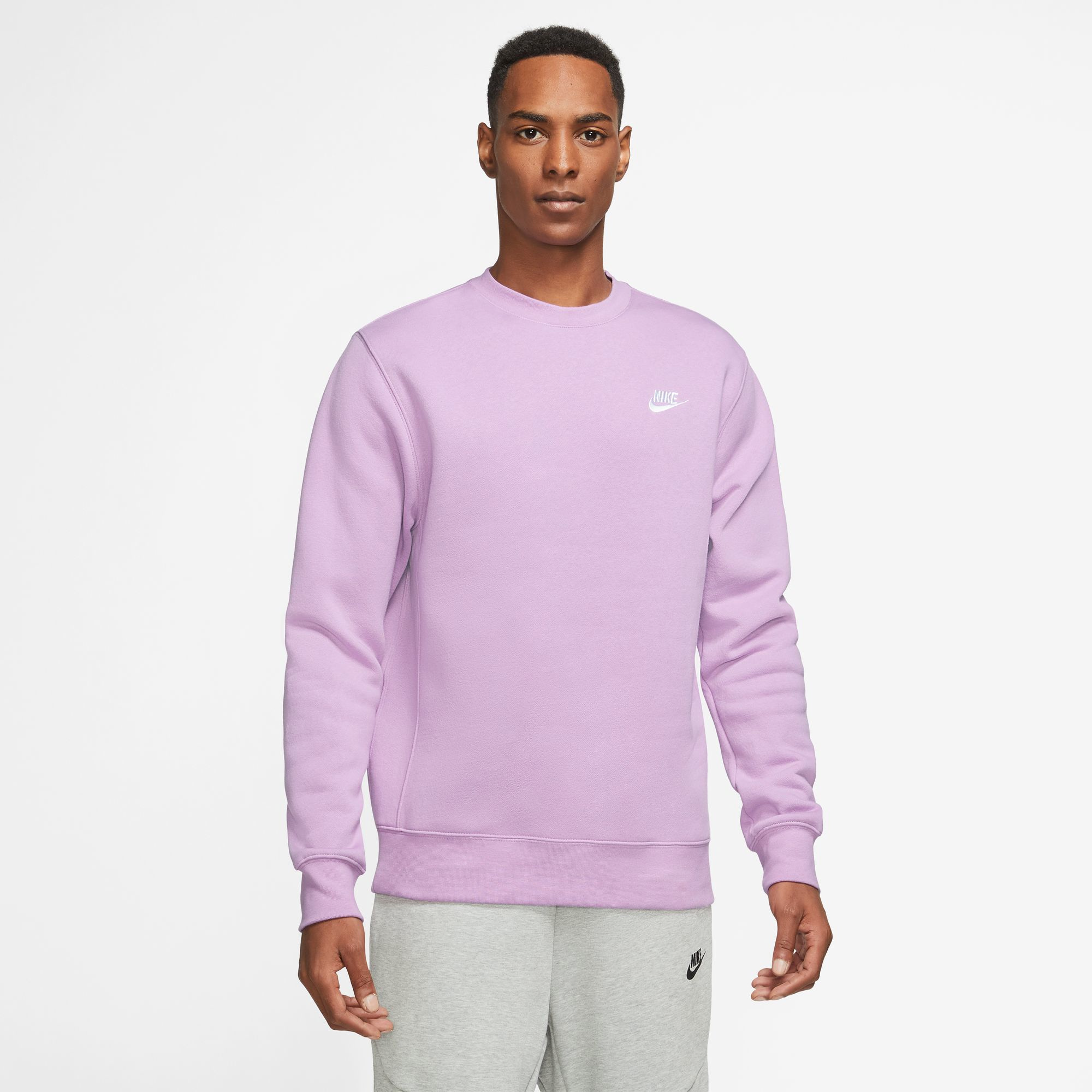 Nike team club crew on sale sweatshirt