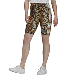 Women's - adidas Originals Bike Shorts - Leopard