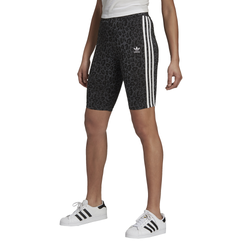 Women's - adidas Originals Bike Shorts - Black Leopard