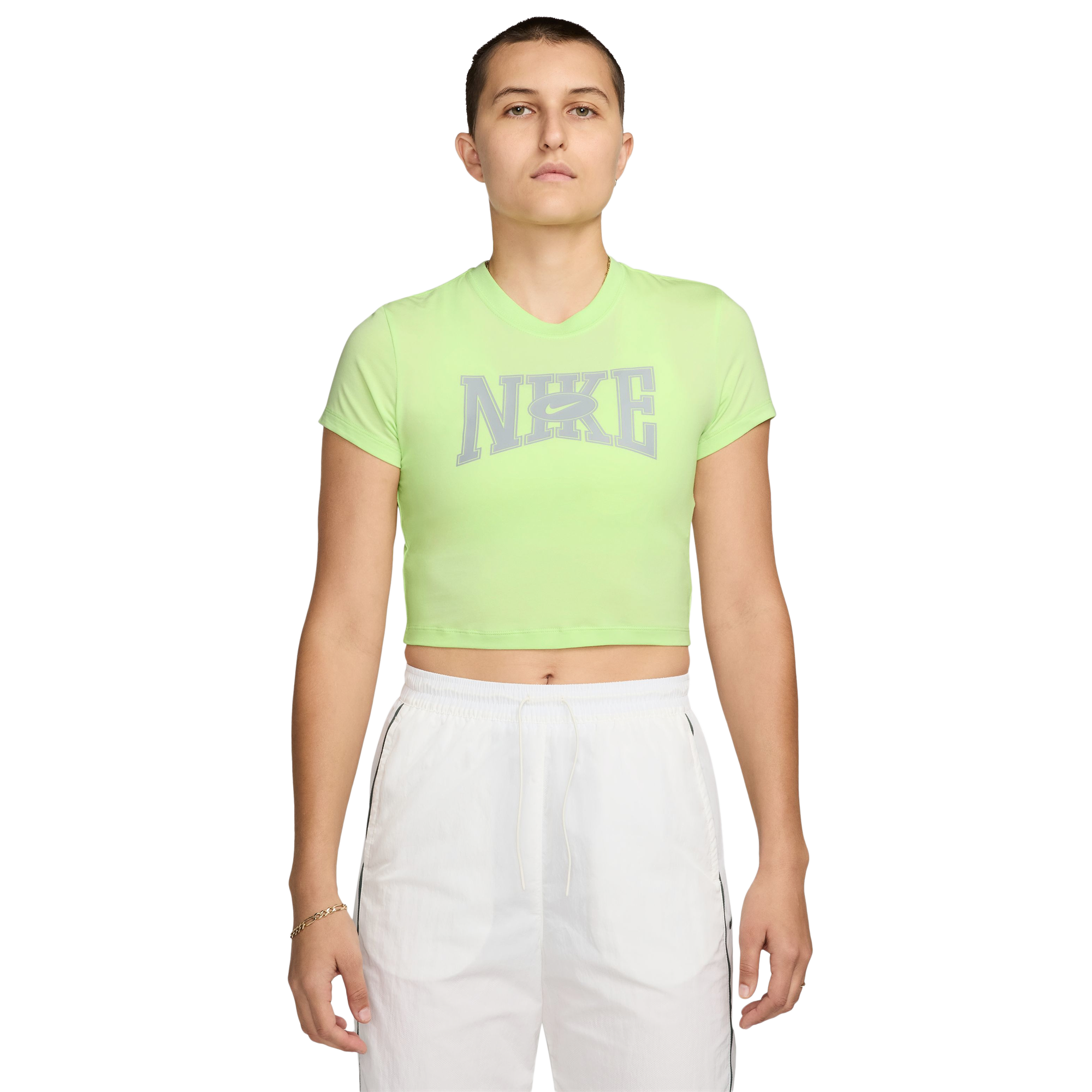 ★ Nike★ Sportswear Slim Crop T-shirt W Light Liquid Lime Wmns Nike Sportswear Slim Cropped Tee 'LT Liquid Lime|HQ1709