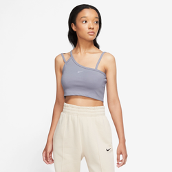 Women's - Nike NSW Everyday MOD AYSM Crop Tank Top - Purple/Purple