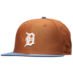 Adult - New Era Tigers 950 Cap    - Brown/Blue