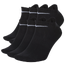 Nike Paquet de 6 paires de chaussettes invisibles légères Everyday - Pour femmes Noir/Blanc