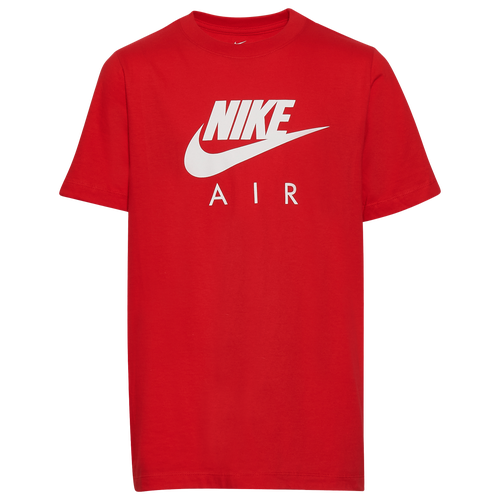 

Boys Nike Nike Air T-Shirt - Boys' Grade School Red/White Size M