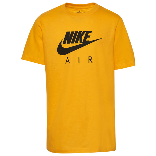 

Nike Boys Nike Air T-Shirt - Boys' Grade School Gold/Black Size S