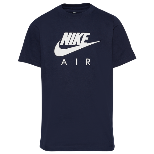 

Nike Boys Nike Air T-Shirt - Boys' Grade School White/Blue Size M