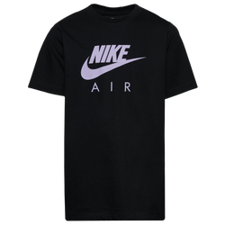 Boys' Grade School - Nike Air T-Shirt - Black/Purple