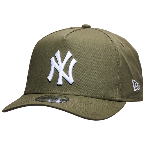 

New Era Mens New Era New York Yankees 9FORTY A-Frame Cap - Mens New Olive/White Size One Size