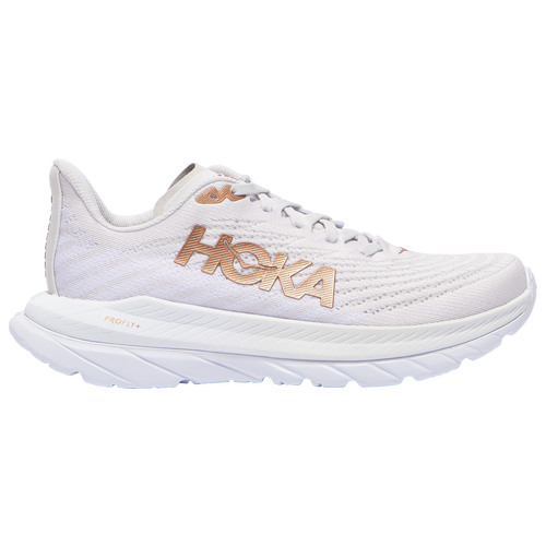 Shop Hoka Womens  Mach 5 In White/copper