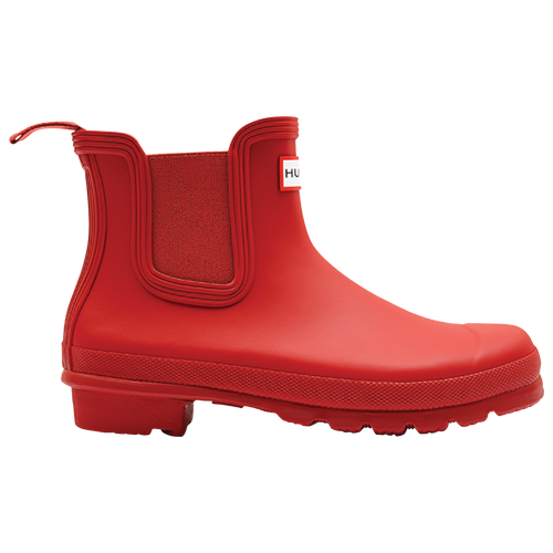 Hunter Womens  Original Chelsea In Red/red