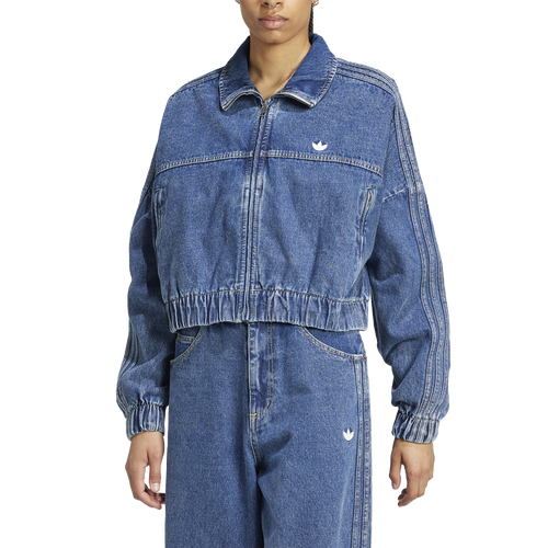 Adidas Womens Adidas Originals Essential Denim Jacket Womens Light Denim Size M