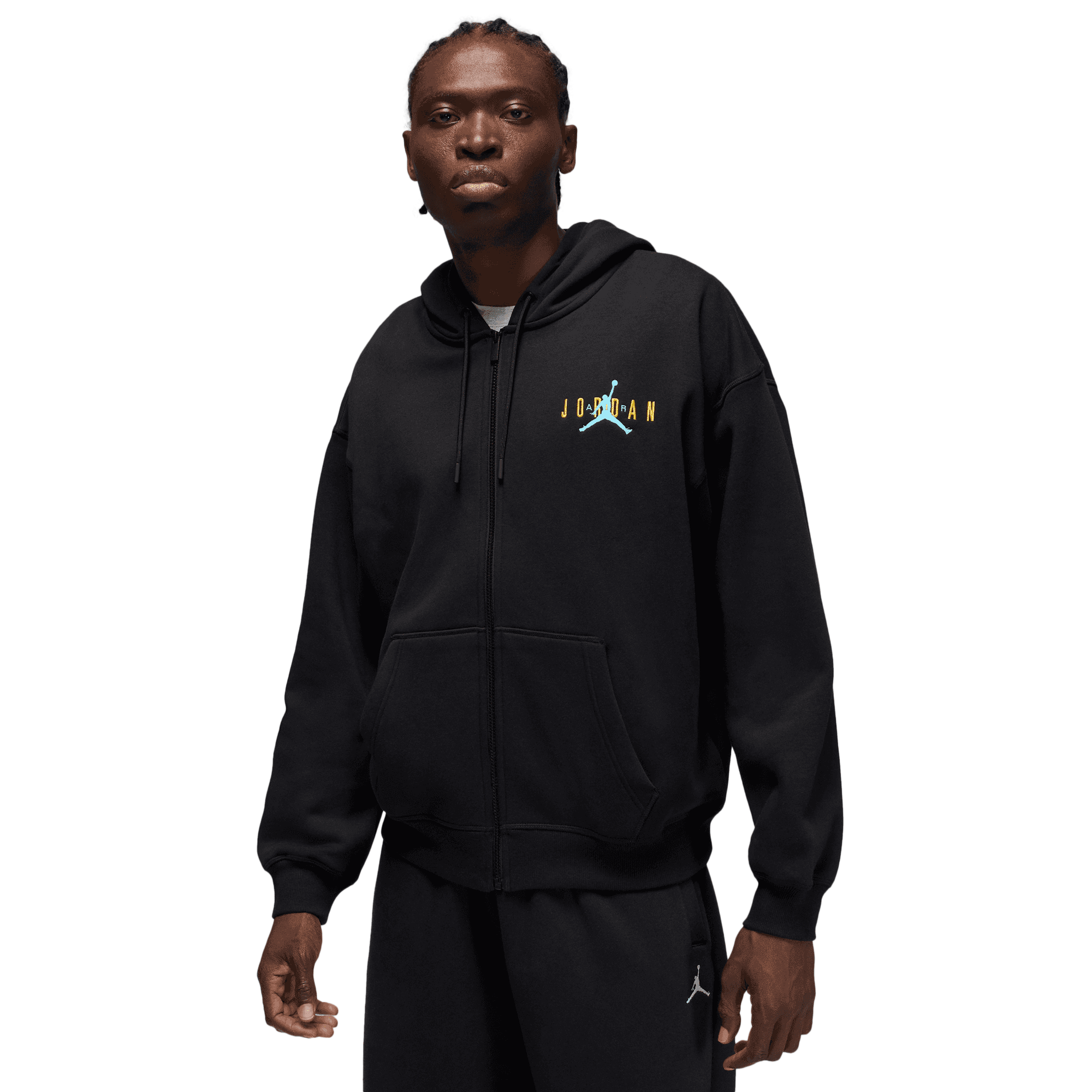 Jordan Brooklyn Oversize Stretch Full-Zip Hoodie