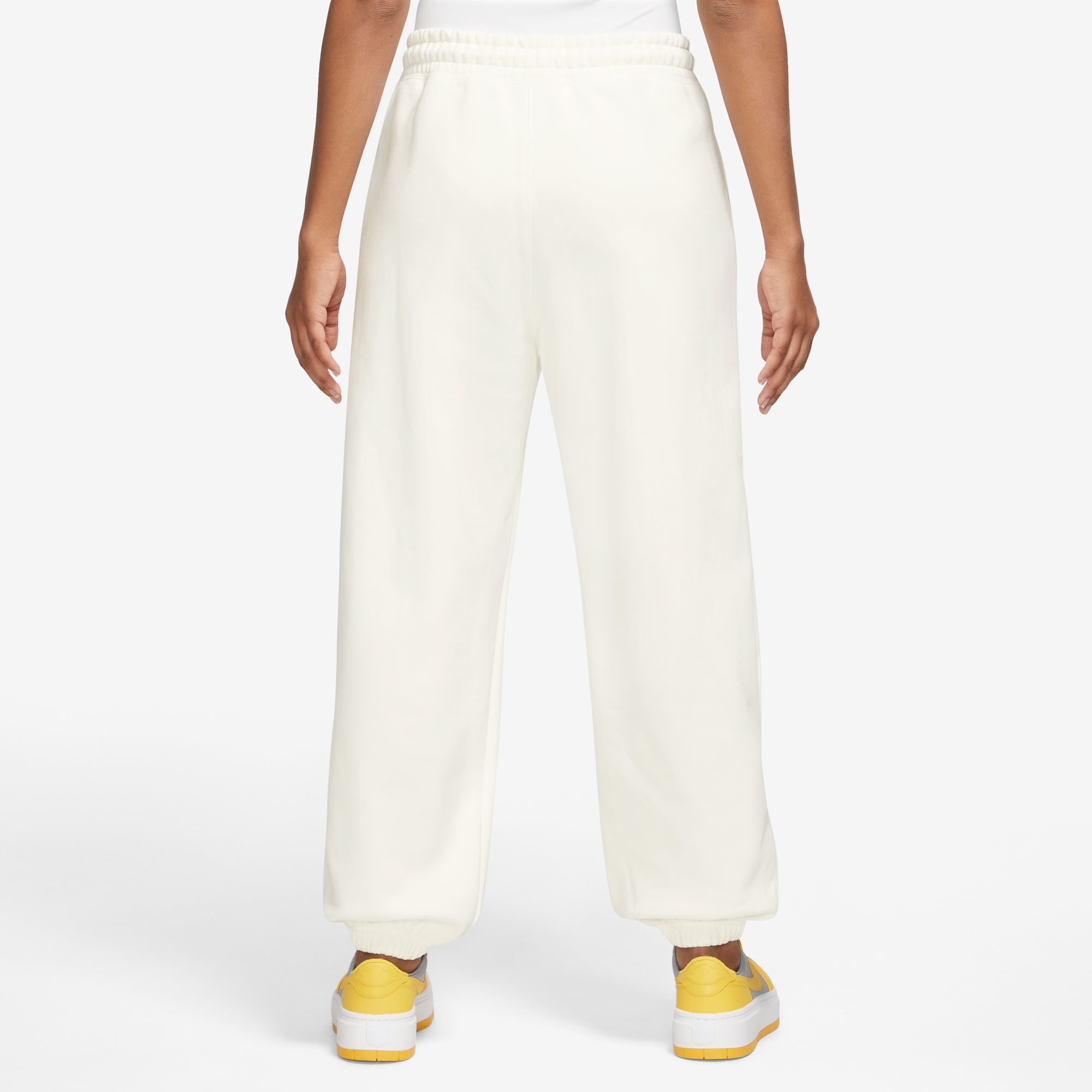 Air Jordan Flight Contrasting Colors Breathable Drawstring Sports Pants  Yellow CV3175-275