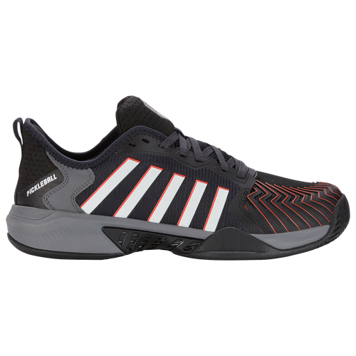 MENS - K-Swiss Pickleball Supreme Shoes - Black/Steel Orange
