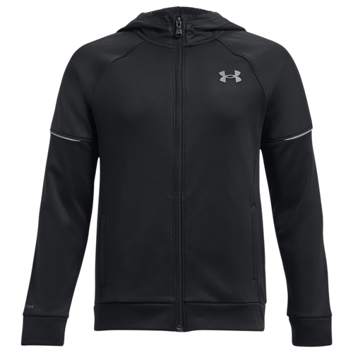 

Boys Under Armour Under Armour AF Storm Full-Zip Hoodie - Boys' Grade School Pitch Gray/Black Size XL