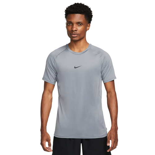 Nike Mens Dri-FIT Slim Top Short Sleeve - - Smoke Grey / Black Size XXL