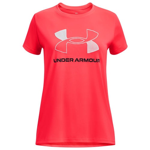 

Girls Under Armour Under Armour Tech BL T-Shirt - Girls' Grade School Beta/White Size M