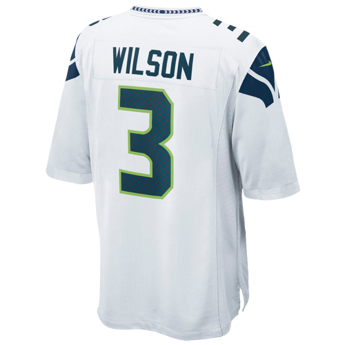 

Nike Mens Russell Wilson Nike Seahawks Game Day Jersey - Mens White Size XXL