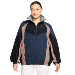 Women's - Nike NSW Street Over Sized Jacket  - Navy/Black