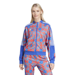Women's - adidas Farm Tiro Track Top  - Red/Blue