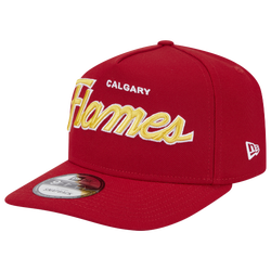 Adult - New Era Flames Script 940AF Cap  - Red/Yellow
