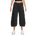 Nike Pantalon à jambe baril Phoenix - Pour femmes Noir/Voile