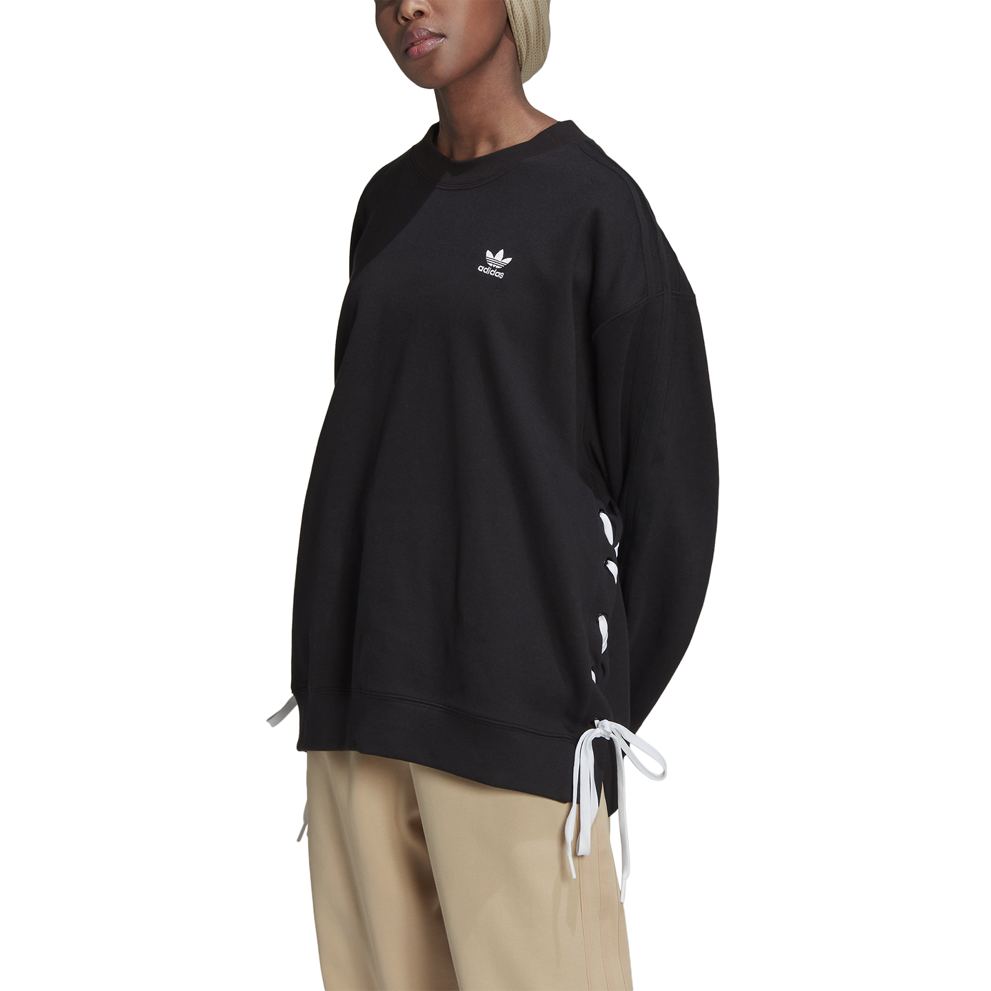 Adidas originals repeat 2025 trefoil crew sweatshir