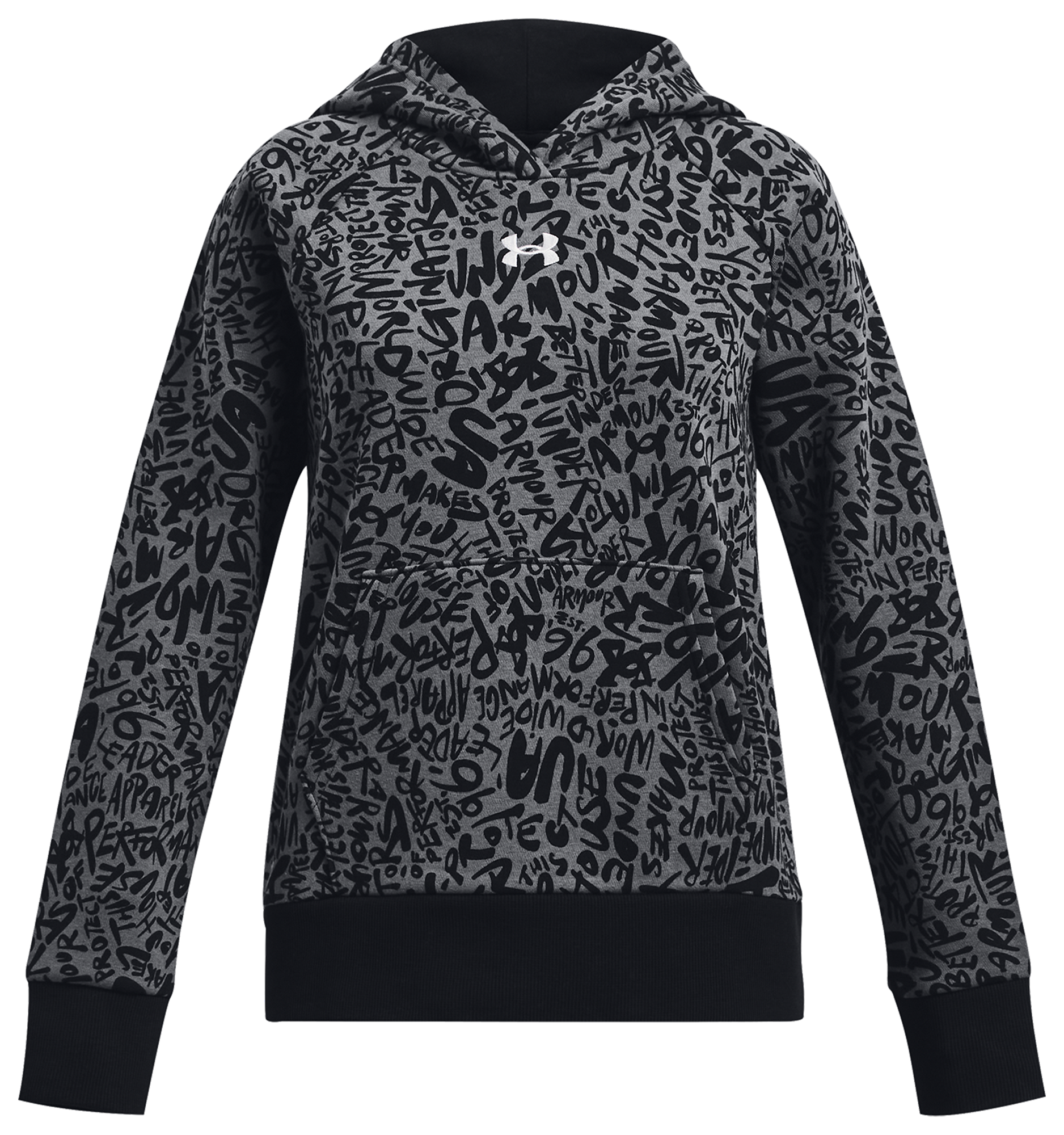 Little Girls' UA Rival Fleece Graphics Hoodie