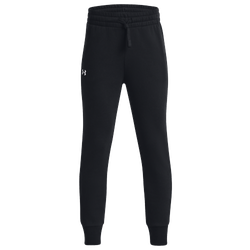 Girls' Grade School - Under Armour Rival Fleece Joggers - White/Black