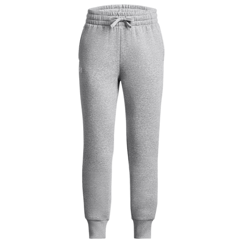 

Girls Under Armour Under Armour Rival Fleece Joggers - Girls' Grade School White/Mod Gray Size M