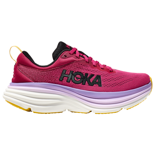 Hoka Womens  Bondi 8 In Cherries Jubilee/pink Yarrow