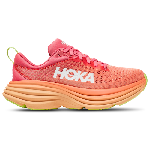 Shop Hoka Womens  Bondi 8 In Coral/papaya