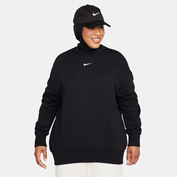 Women's - Nike Phoenix OS Fleece Crew - Black/White