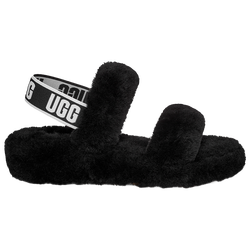 Womens - UGG Oh Yeah Slides - Black/Black