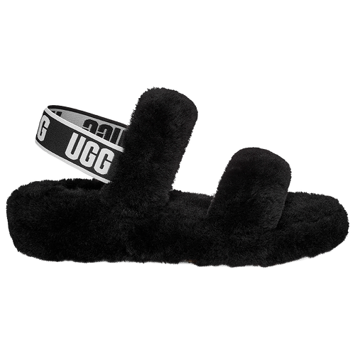 

UGG Womens UGG Oh Yeah Slide - Womens Shoes Black/Black Size 12.0