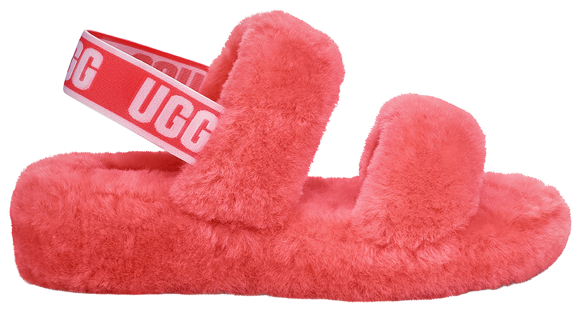 ugg fluff yeah coral