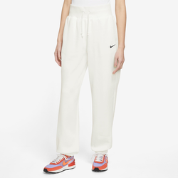 Women's - Nike Style Fleece High Rise Pants - Black/White