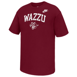 Men's - Nike Washington State Wordmark Logo T-Shirt - Red
