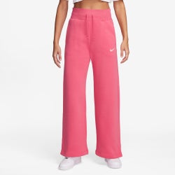 Women's - Nike Phoenix High Rise Wide Pants - Aster Pink/White